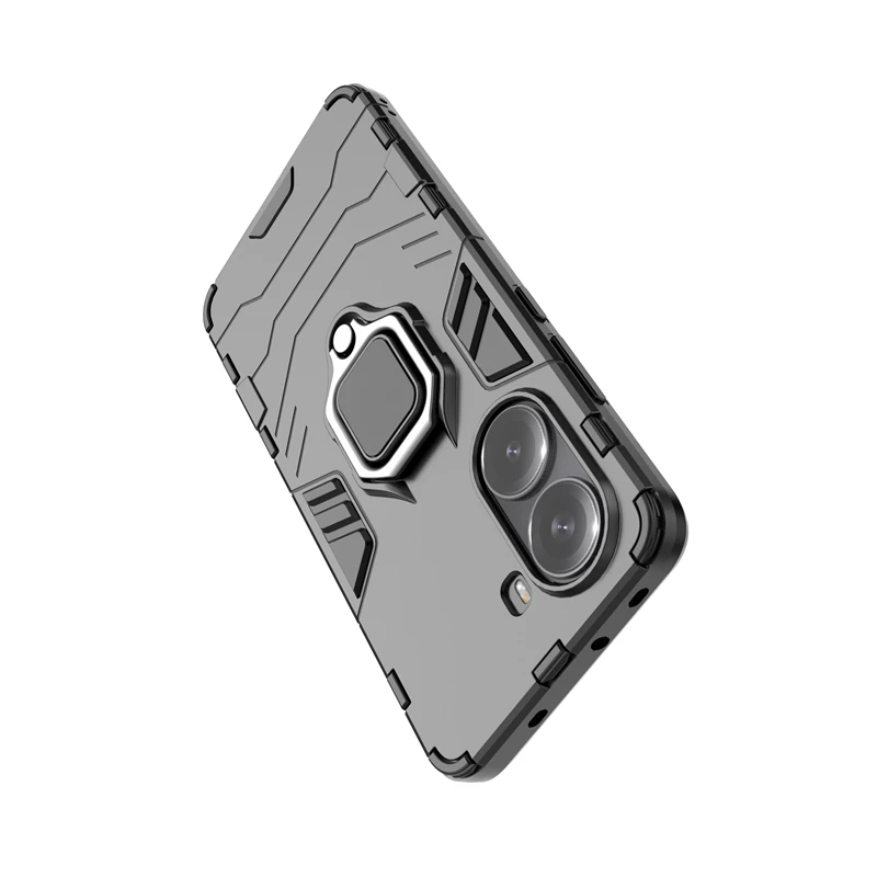 Para Xiaomi POCO X7 Pro funda a prueba de golpes soporte de teléfono cubierta POCO X7 Pro funda protectora armadura anillo magnético POCO X7 Pro cubierta - imagen 4