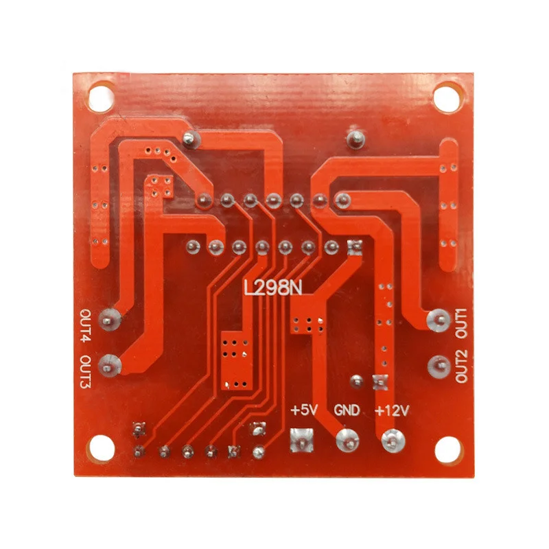 Módulo de accionamiento de motor L298N, motor paso a paso de CC, módulo de robot de coche inteligente L298 para Arduino Dual H bridge DC - imagen 5