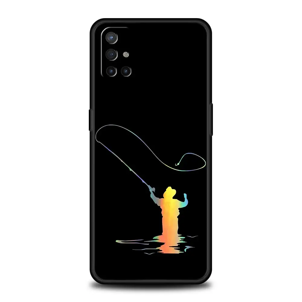 Funda de teléfono con latido del corazón de pesca para OnePlus 15 13 12 11 10 9 8 13T 10T 7T Pro 13R 12R 9RT 8T Nord 4 N200 2T CE 2 3 5G Lite - imagen 3