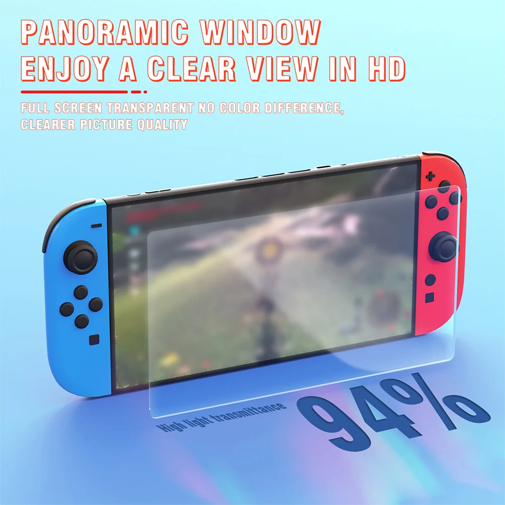 Para Nintendo para Switch 2 películas protectoras de pantalla de vidrio templado película protectora de pantalla de consola de juegos ultrafina resistencia al impacto - imagen 3