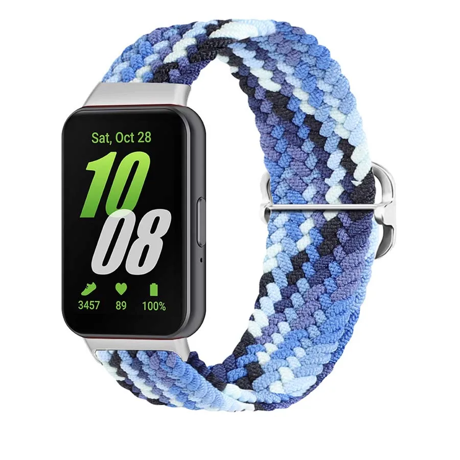 Correa de nailon para Samsung Galaxy Fit 3, pulsera trenzada ajustable, pulsera de repuesto para Samsung Fit 3 - imagen 3