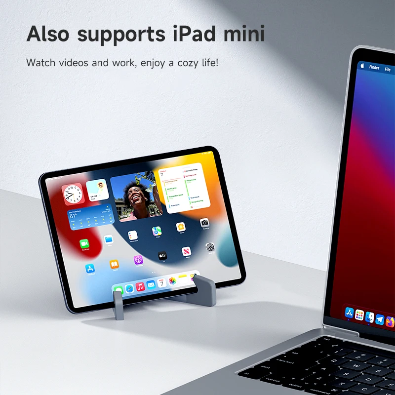 Hagibis soporte multifunción para teléfono móvil, soporte plegable ajustable para teléfono de escritorio, abridor de botellas para iPhone 16 17 Pro Max iPad - imagen 5