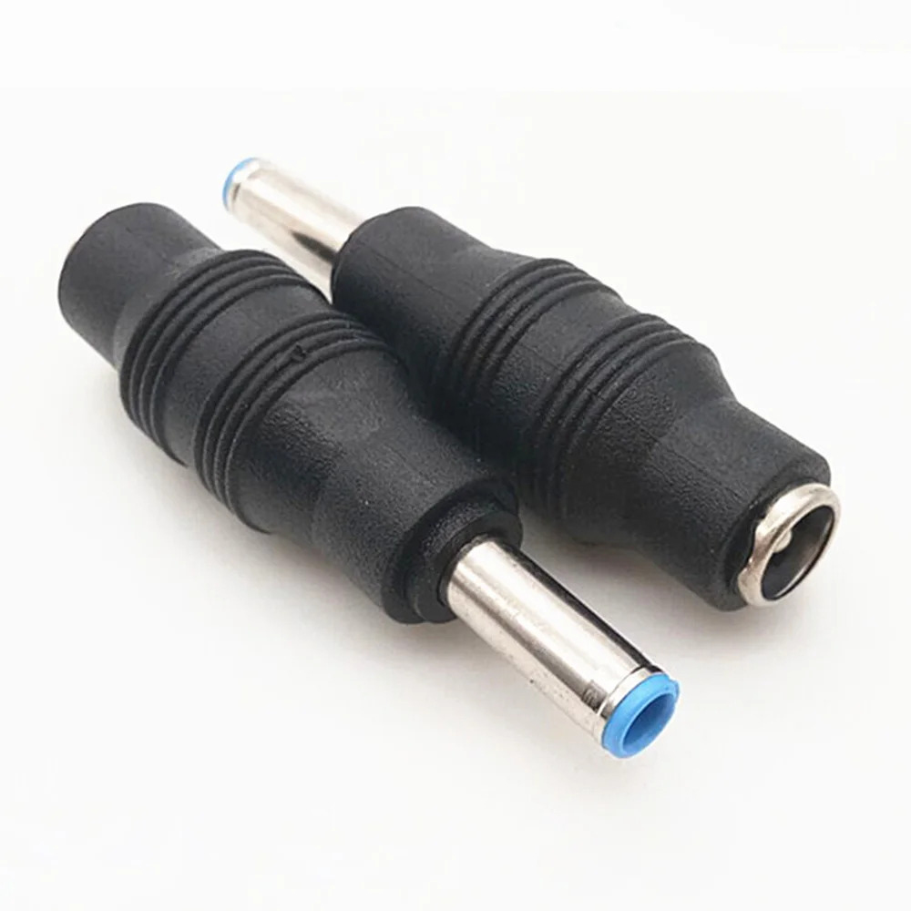 1 unidad 5,5x2,1mm hembra a 4,5x3,0mm macho DC adaptador de conector de alimentación convertidor 5,5*2,1 a 4,5*3,0mm para carga de ordenador portátil HP - imagen 3