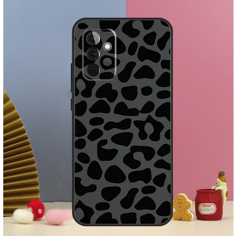 Funda con estampado de leopardo y guepardo negro para Samsung Galaxy A52 A72 A13 A33 A53 A14 A24 A34 A54 A15 A25 A51 A71 A12 A32 - imagen 5