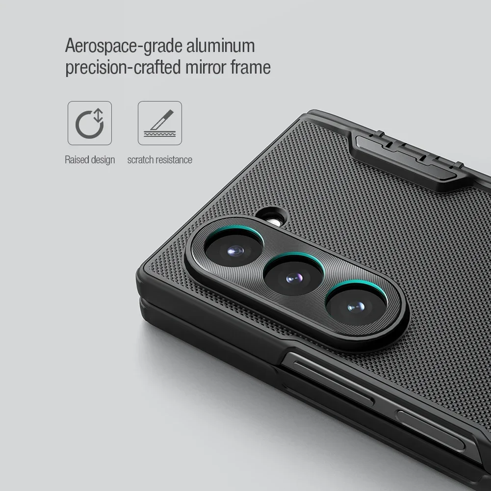 Nillkin para Samsung Galaxy Z Fold 6 5G funda 360 Frosted Pro a prueba de golpes mate contraportada Zfold6 - imagen 5