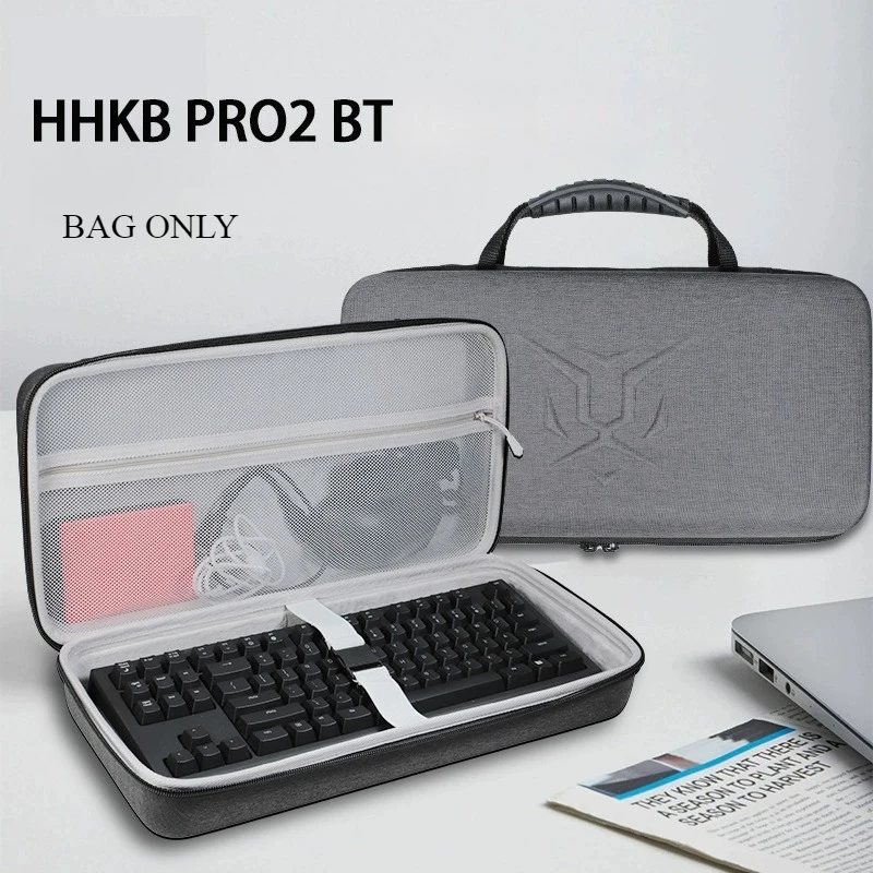 Bolsa de teclado para HHKB PRO2 BT Hybrid Type-S Estuche de transporte Protección contra el polvo