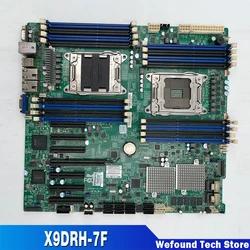Supermicro X9DRH-7F Placa Base Servidor Estación de Trabajo