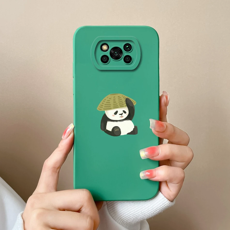 Funda para Poco X3 NFC Pro GT Pilot, cubierta protectora de lente de cámara de silicona líquida suave para Xiaomi Poco X 3 X3Pro X3GT - imagen 4