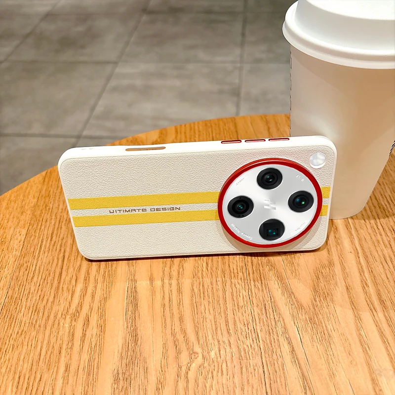 Funda para OPPO Find X8 Ultra X8S +, cubierta anticaída de protección de cuero con pista creativa de lujo para OPPO Find X8 Pro, parachoques a prueba de golpes - imagen 2