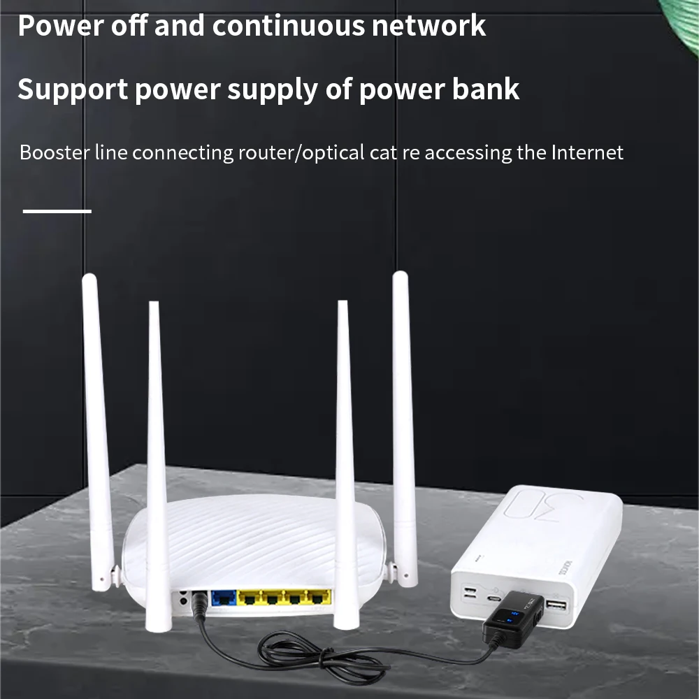 Cable USB Boost Line DC 5V a 12V 9V, convertidor de aumento, 5,5/3. Enchufe de pantalla LED de 5mm para enrutador, altavoz óptico de gato - imagen 5