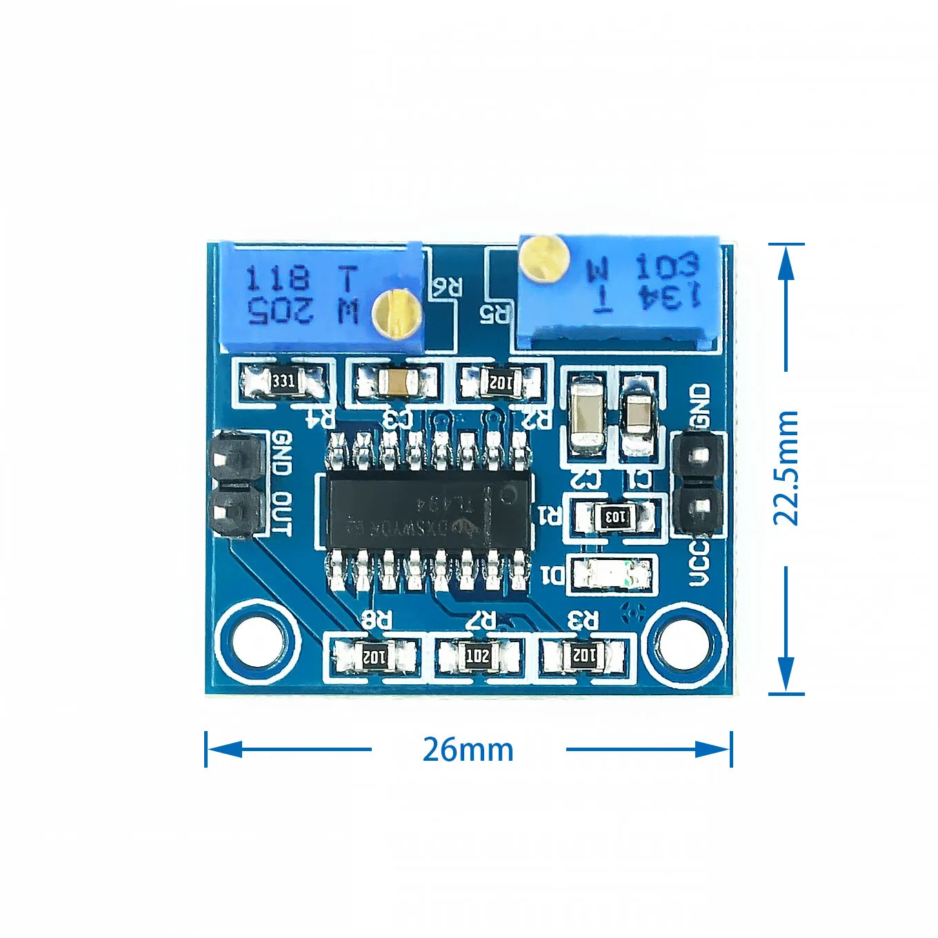 Si Tai & SH 1 Uds TL494 módulo controlador PWM frecuencia ajustable 5V 500-100kHz 250mA - imagen 4