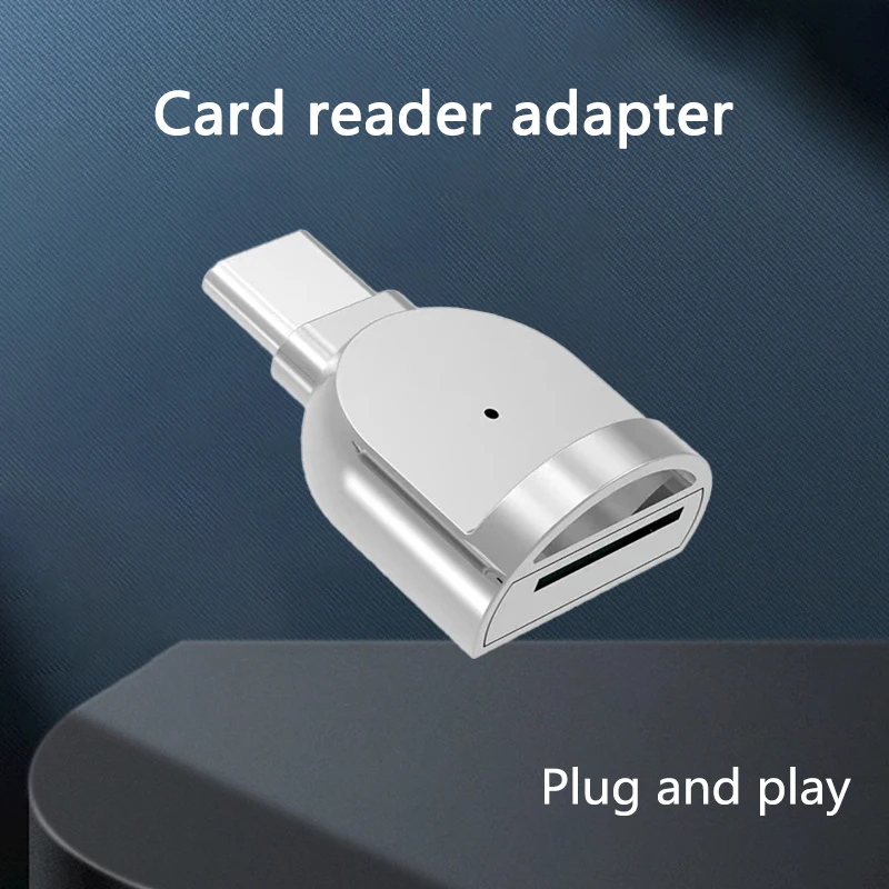 Lector de tarjetas TYPEC a Micro SD para Samsung Galaxy Huawei Xiaomi OTG adaptador cámara USBC TF lector de tarjetas de memoria para iPad Phone15