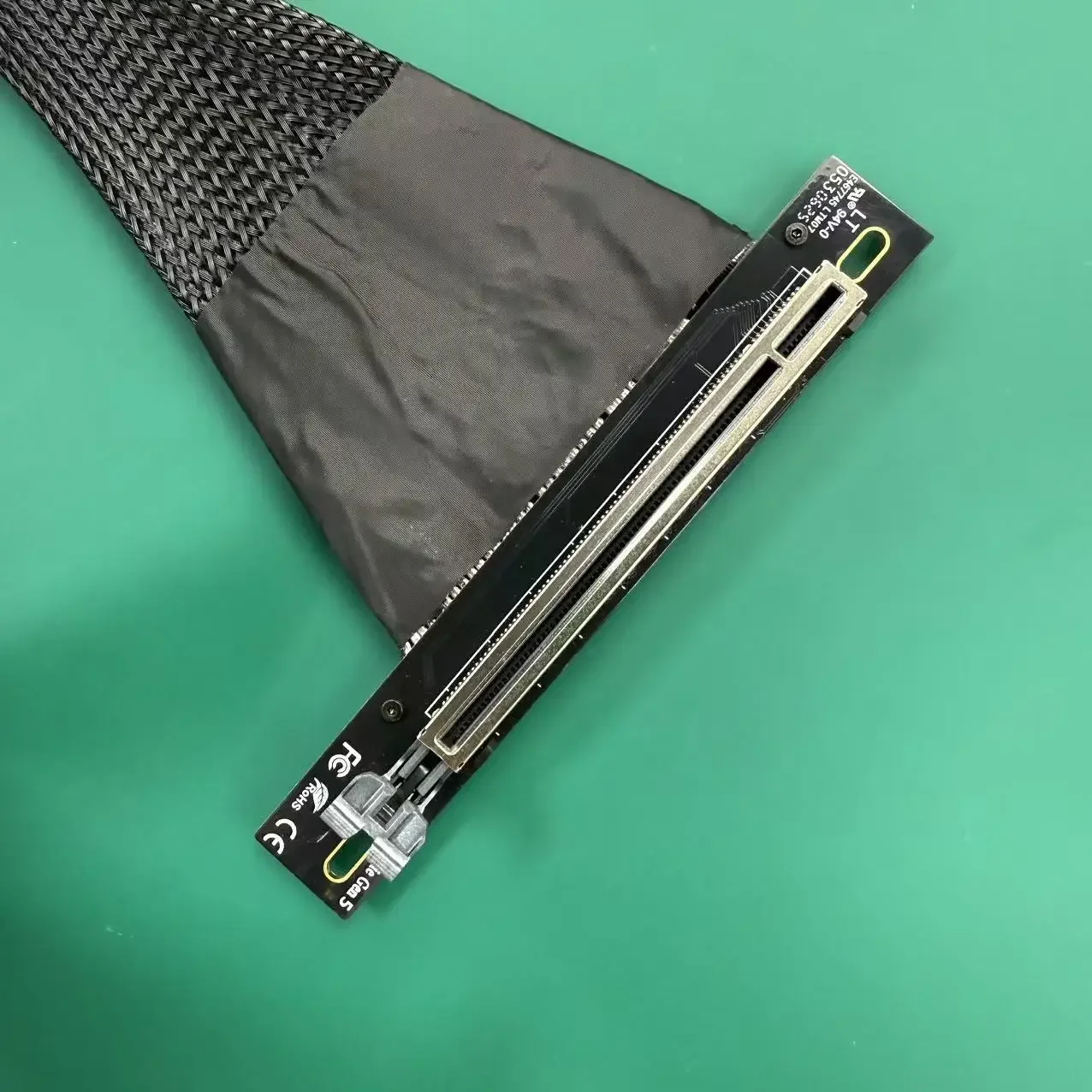 Cable elevador Ultra PCIe 5,0 X16 PCI Express 5,0 GPU blindado tarjeta gráfica extrema de alta velocidad sin pérdidas servidor AI Gaming PCIE Gen5 - imagen 5