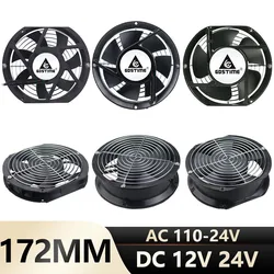 Gdtime Ball 170mm Ventilador Axial Industrial 12V-240V Red Protectora
