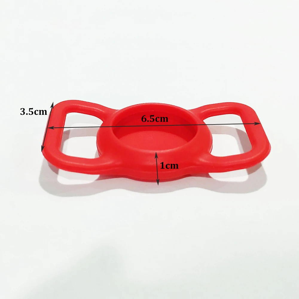 Airtag Pet Funda protectora de silicona a prueba de pérdidas para perros y gatos a prueba de pérdidas GPS luminosa Apple AirTag funda Protector de seguimiento de Collar - imagen 2