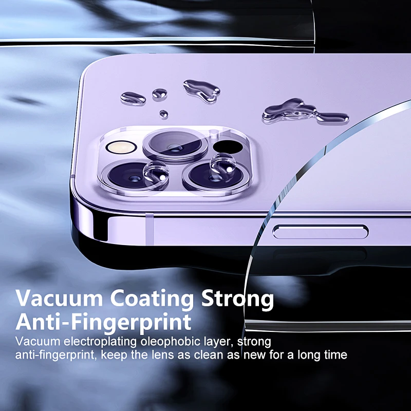 Vidrio Protector de lente de cámara 9D HD para For iPhone 15 14 13 12 11 Pro Max Mini 15 Plus, película protectora de vidrio templado, 3 piezas - imagen 4