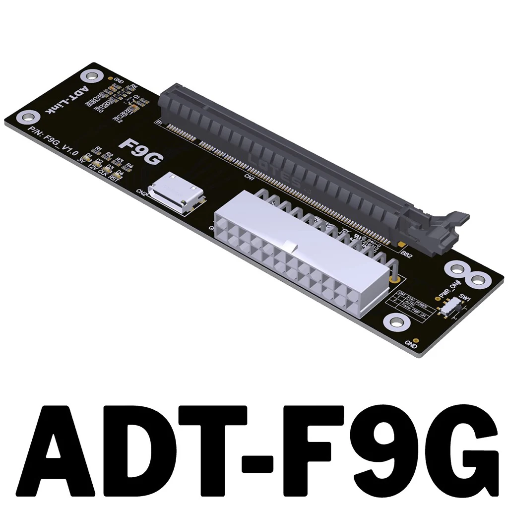 PCIe 4,0 F9G BK7 BK8 64Gbps OcuLink tarjeta gráfica externa para ordenador portátil estación de acoplamiento GPU para tarjeta adaptadora M.2 NVMe a SFF-8612 - imagen 4