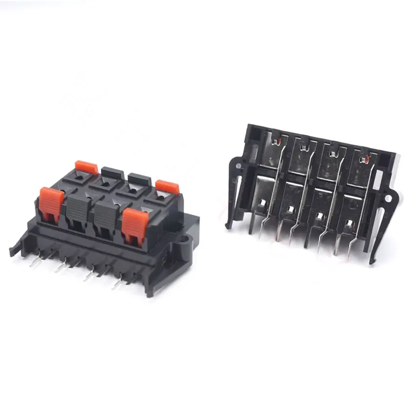 Cltgxdd 1 pieza conector de 8 posiciones terminales de altavoz de Audio de resorte enchufe interruptor Clip de prueba WP8-2B - imagen 5