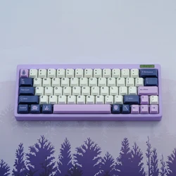 GMK Amatista Teclas Cherry PBT Sublimación MX para 61/64 interruptor