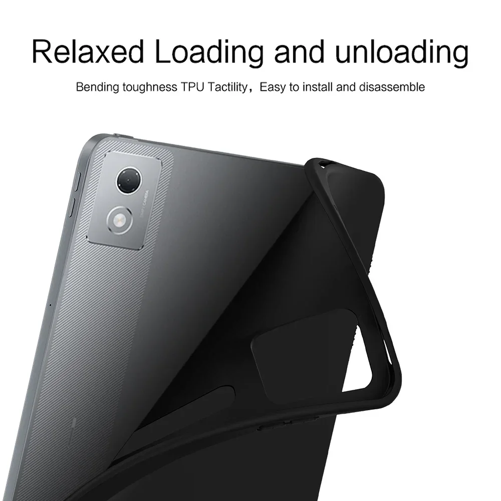 Funda blanda para Lenovo Xiaoxin Pad Pro 12,7, 2025, 12,7 pulgadas, TB-375FC, carcasa de silicona TPU para Xiaoxin Pad Pro 12,7, funda trasera para tableta - imagen 4