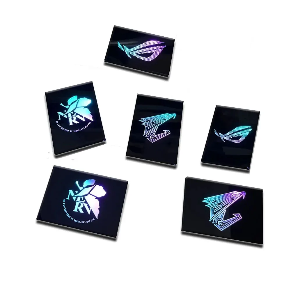 Mod PC Case/GPU/SSD ARGB Paneles de iluminación 5V 3pin AURA SYNC, placa decorativa ROG - imagen 5