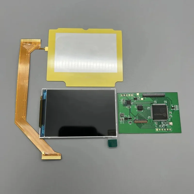 2024 nueva pantalla LCD IPS de alto brillo de tamaño original de 3,0 "es adecuada para Gameboy advance SP GBASP
