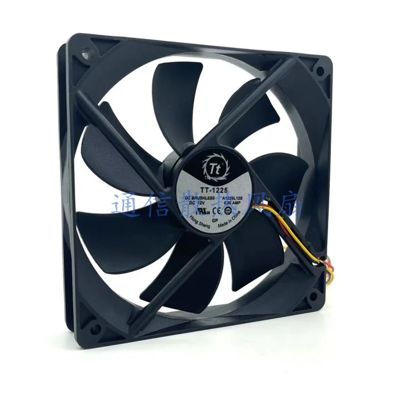 Para Thermaltake tt-1225 12cm ordenador de escritorio CPU ventilador mate refrigerado por agua Ultra silencioso 3 pines 3P silencioso ventiladores de refrigeración de caja - imagen 3
