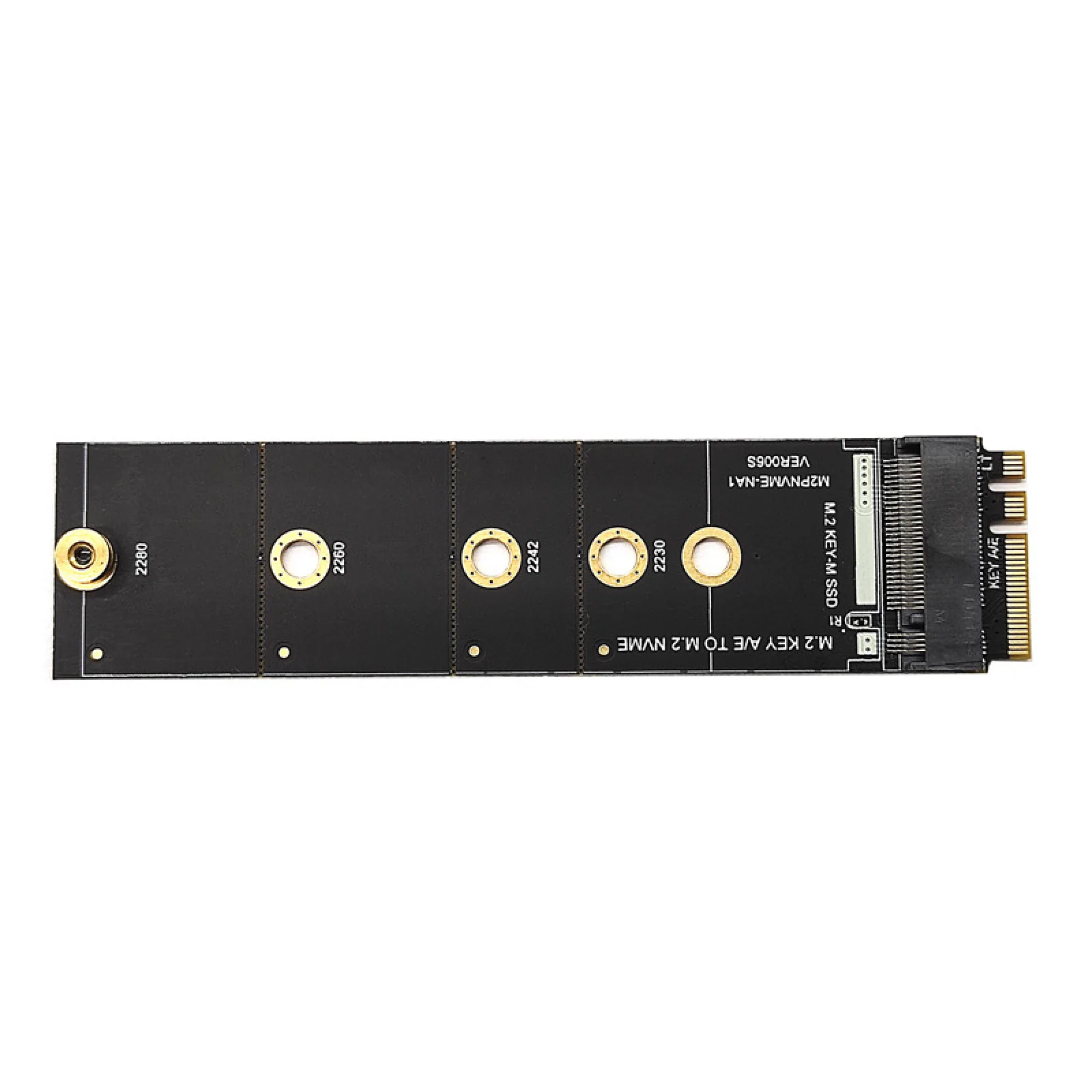 Ranura para llave inalámbrica M.2 A/E A M.2 M, adaptador Wifi Bluetooth para NVMe PCI Express, Puerto SSD 2280, tarjeta adaptadora de clave A E A NVME - imagen 3