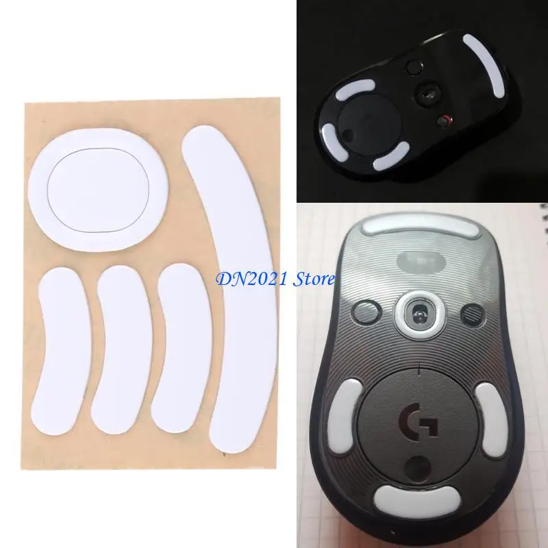F3KE 1 Set 0.6mm Thickness White Mouse Feet Skates for G Wireless Mice - imagen 4