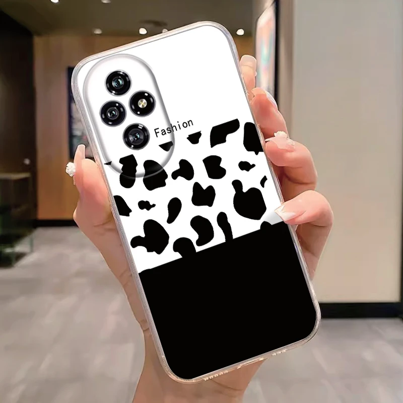 Funda transparente para Honor 200 400 Pro Lite, funda con dibujos de flores y mariposas, Fundas suaves de TPU a prueba de golpes, bolsas de parachoques a prueba de golpes - imagen 4