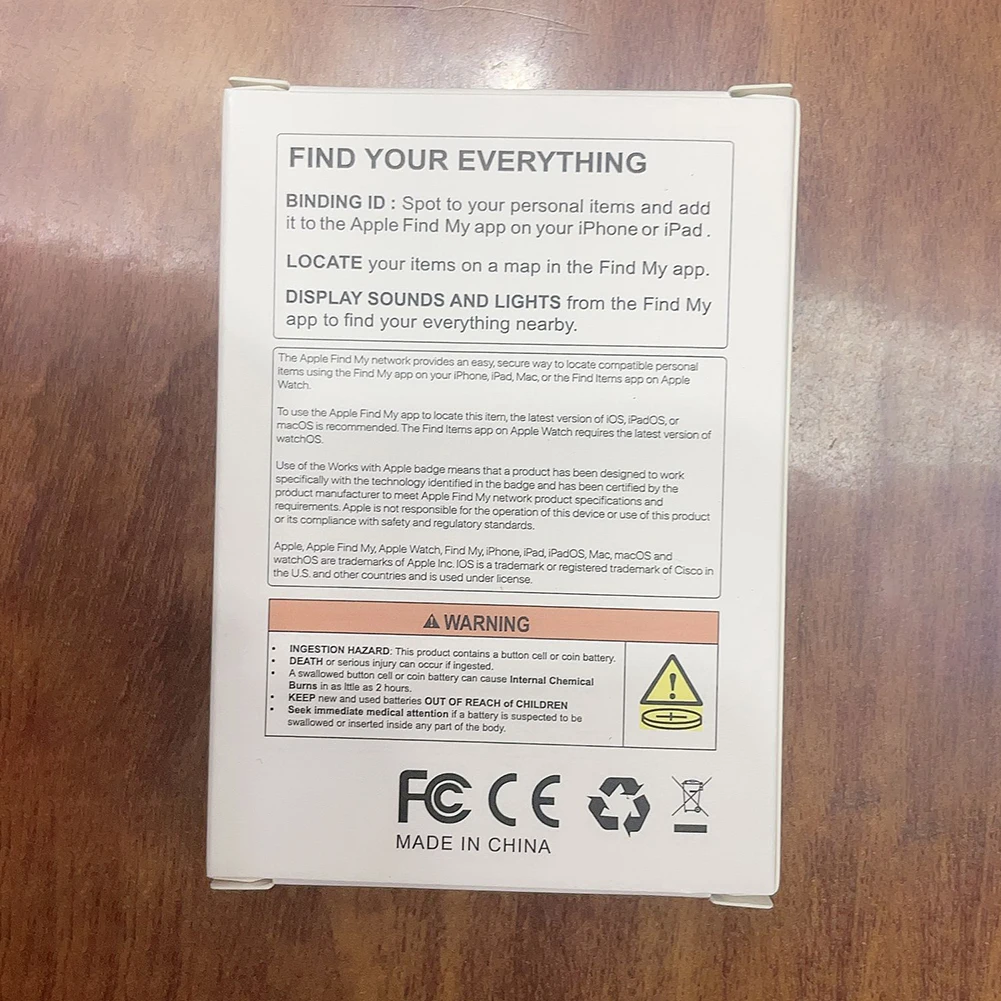 Rastreador GPS perdido Compatible con Bluetooth, funciona con Apple Find My Smart Tag, llave de Mascota, buscador de niños, etiqueta de rastreador de equipaje para Sistema IOS - imagen 4