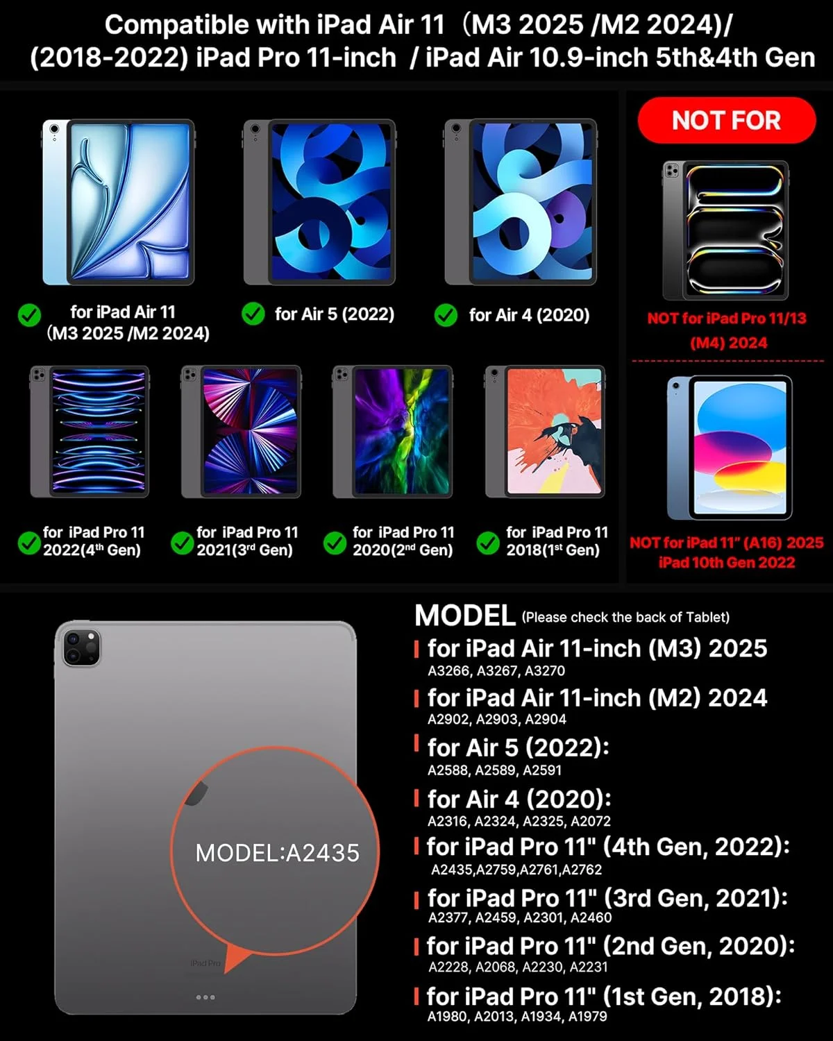 Teclado Bluetooth GOOJODOQ flotante para iPad Pro y Air M2/M3 - imagen 4