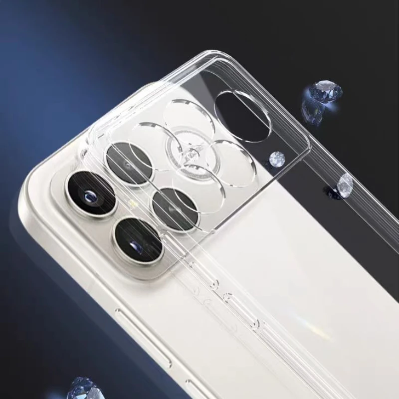 Funda de teléfono transparente ultrafina para Xiaomi Redmi K90 Pro Max, fundas de silicona TPU suave, funda trasera para Redmi K90Promax, carcasa protectora - imagen 3