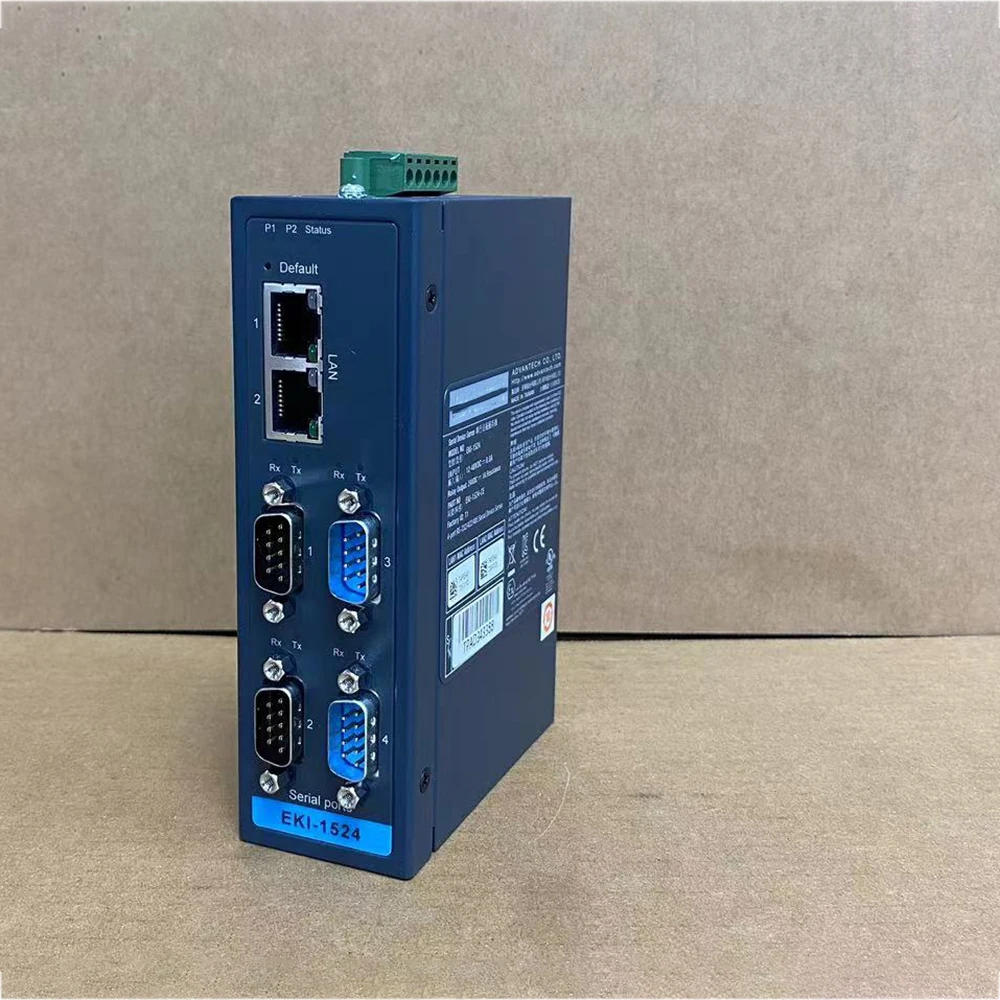 Para servidor de red de dispositivo de puerto serie Advantech Original EKI-1524-CE de 4 puertos RS-232/422/485