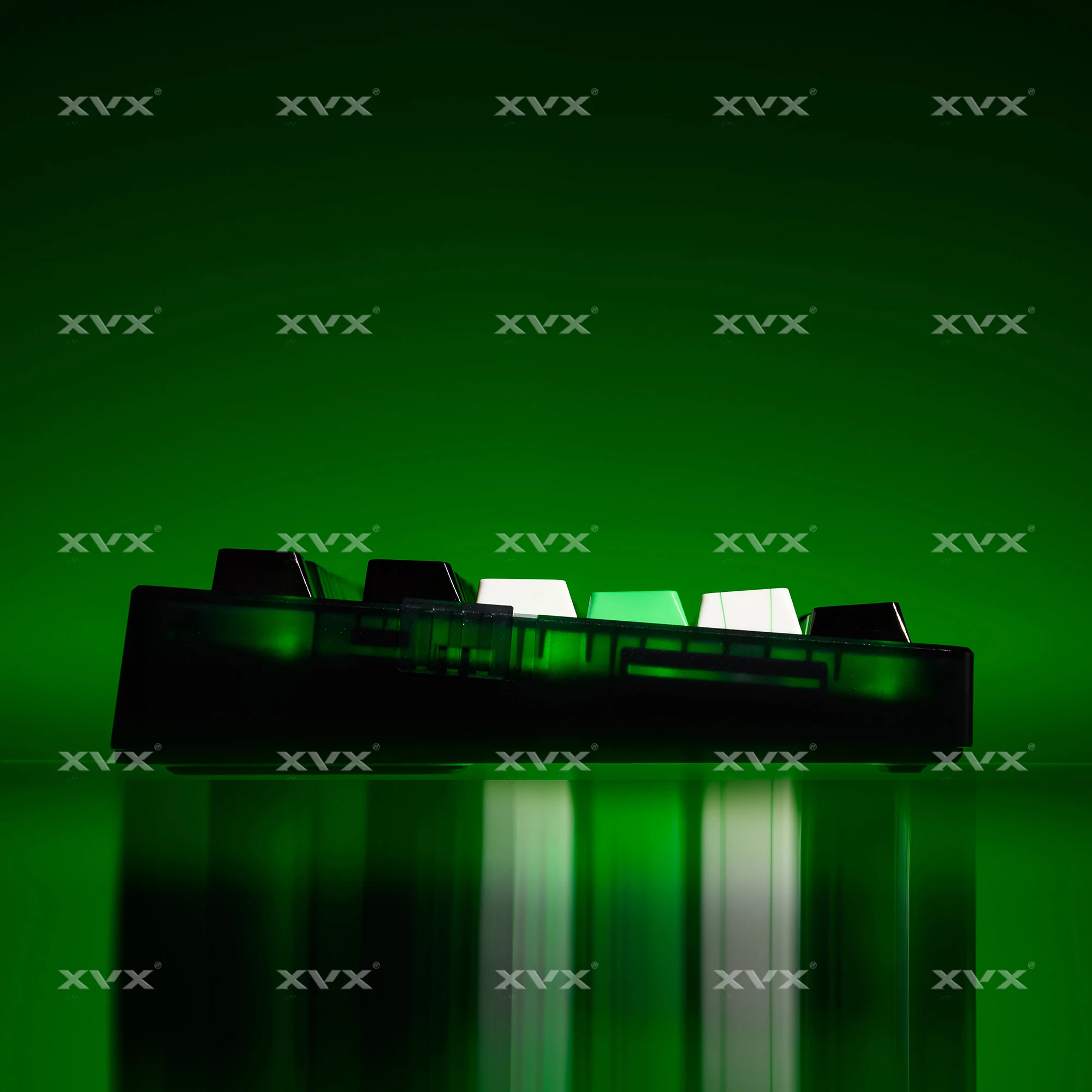 XVX Chemistry 003 teclas PBT superficie de espejo tapa de llave de cerámica perfil de cereza tinte Sub para teclado mecánico MX 68 75 87 98 100 - imagen 5