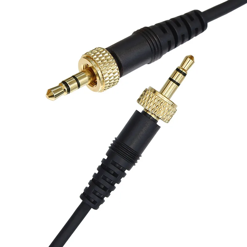 TRS a TRS Cable de audio de micrófono en espiral con resorte de 3,5 mm con hebilla conectada a la cámara SLR para SONY UWP-D11/UWP-D21, D12, V1, P03 - imagen 4
