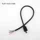 4-pin mirco male