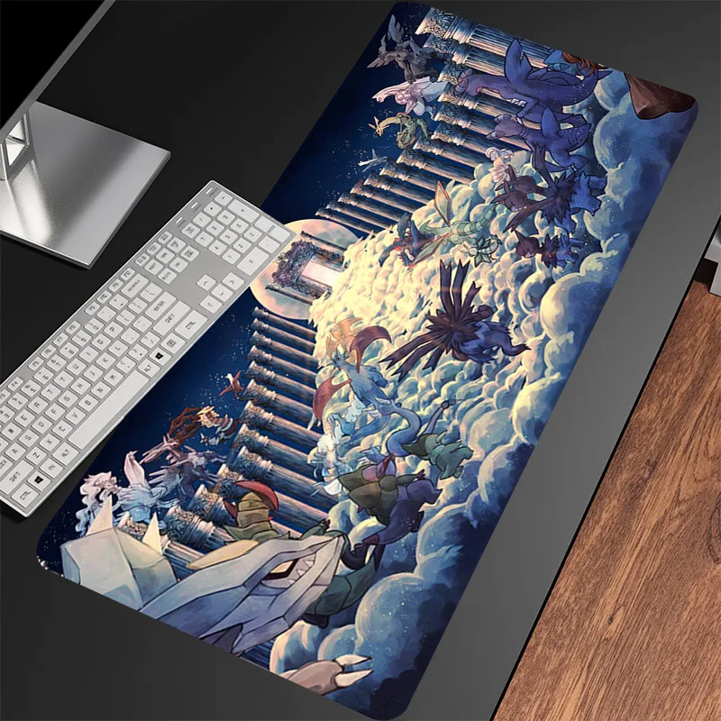 Alfombrilla de ratón grande de Anime, accesorios para juegos, r-rayquaza, alfombrilla de mesa para ordenador portátil XXL, alfombrilla para teclado, alfombrilla para Pc, alfombrillas para ratón - imagen 2