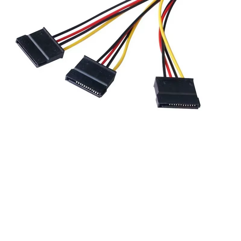 Cable Splitter Molex 4 pines a 3 SATA – 22cm - imagen 4