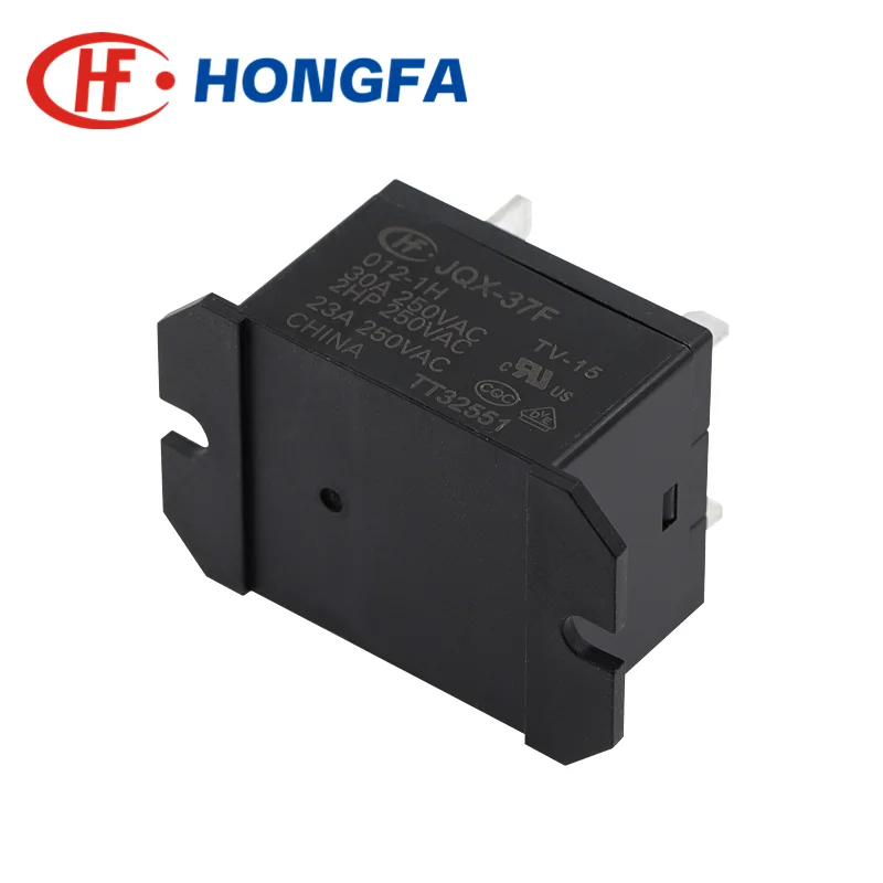 1 Uds HONGFA relé HF37F JQX-37F-012-1H JQX-37F-024-1H 12VDC 24VDC 4 pines 30A reemplazable SFD-112DM SFD-124DM 12V 24V relé de potencia - imagen 3