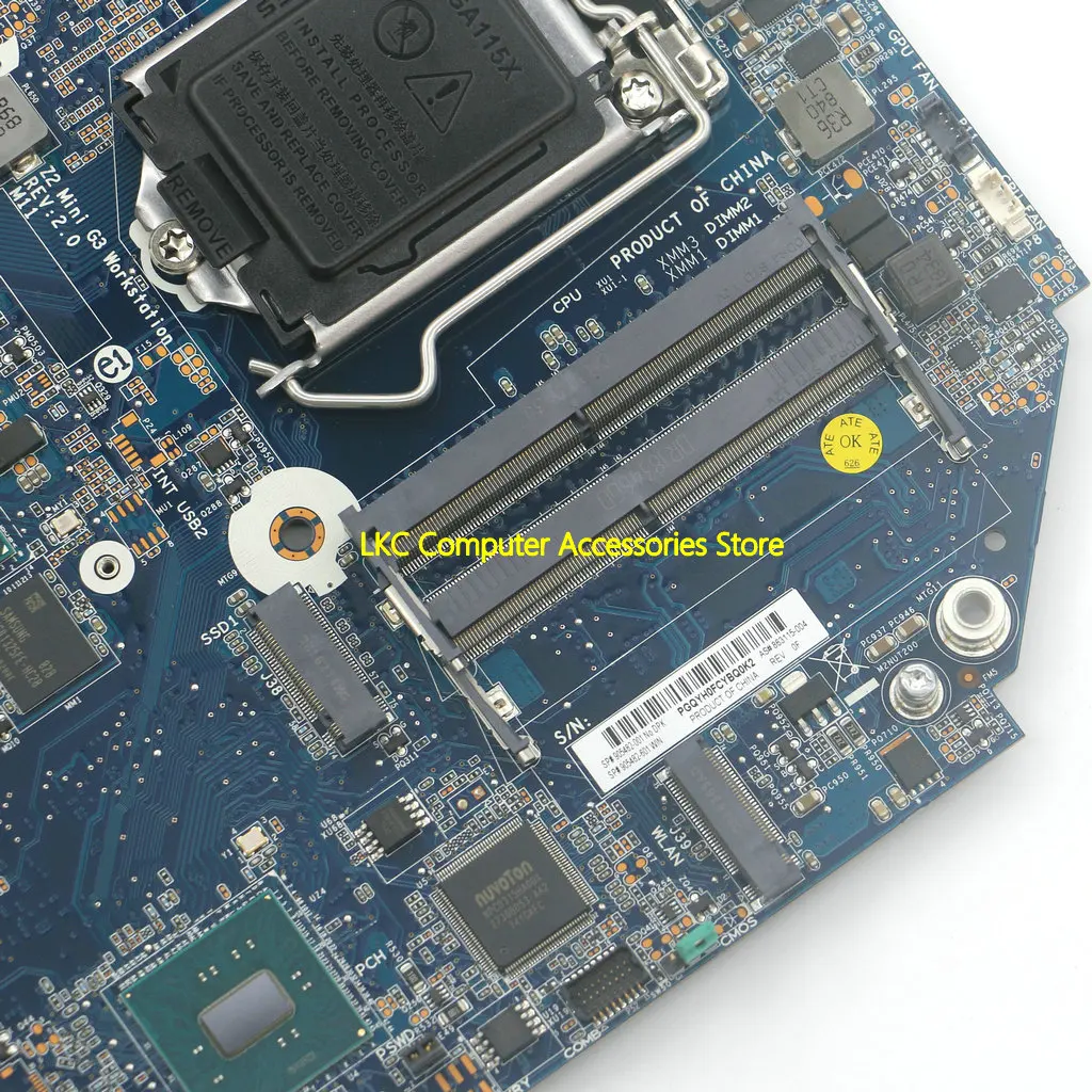 Nuevo para la placa base de la estación de trabajo HP Z2 Mini G3 905482 -001 905482 -601 863115 -004 Placa base 100% probada con GPU N17M-Q3-A2 M620 - imagen 5