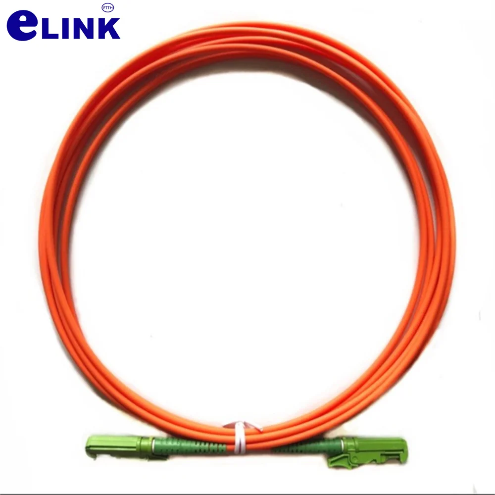 Cable de conexión de fibra OM2 1M-100M E2000 simplex LC FC ST APC MM 5m 10m 3m 7m 20m 30m 40m 50m 100m puente óptico SX E2000/APC multimodo - imagen 4