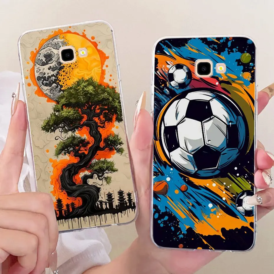 Funda moderna para Samsung Galaxy J4 + J4 Core, funda de silicona suave de TPU para Samsung Galaxy J4Core J4Plus J4 2018, fundas para teléfono - imagen 2