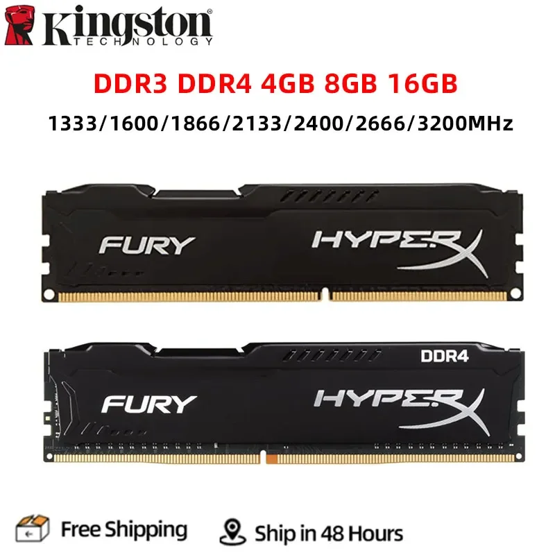 HyperX Fury DDR4 16GB 3200MHz – Memoria RAM DIMM