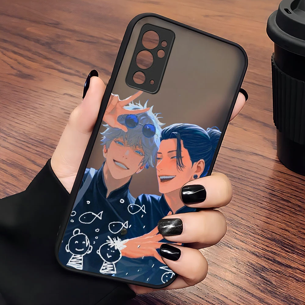 Funda de Anime Jujutsu Kaisen para Samsung A73 A72 A71 A53 A52 A51 A42 A33 A32 A31 A30 A23 A22 A14 A13 4G 5G Capa transparente mate - imagen 5