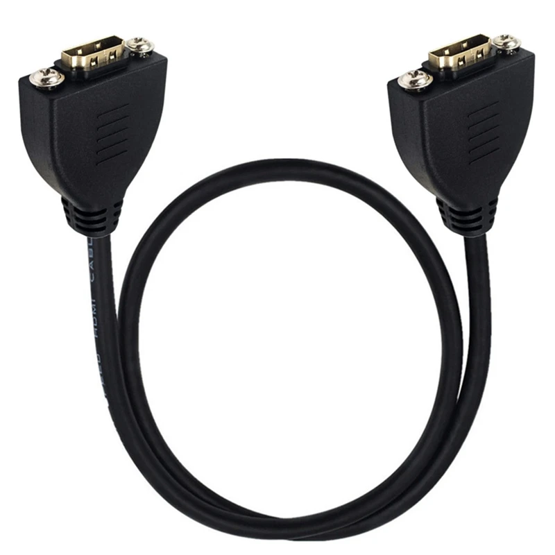 Cable de extensión Micro Mini HDMI de 1,5 m, 4K, Compatible con 2,0 macho hembra M/F HD, con orificios de tornillo para fijar Cables de Panel - imagen 4