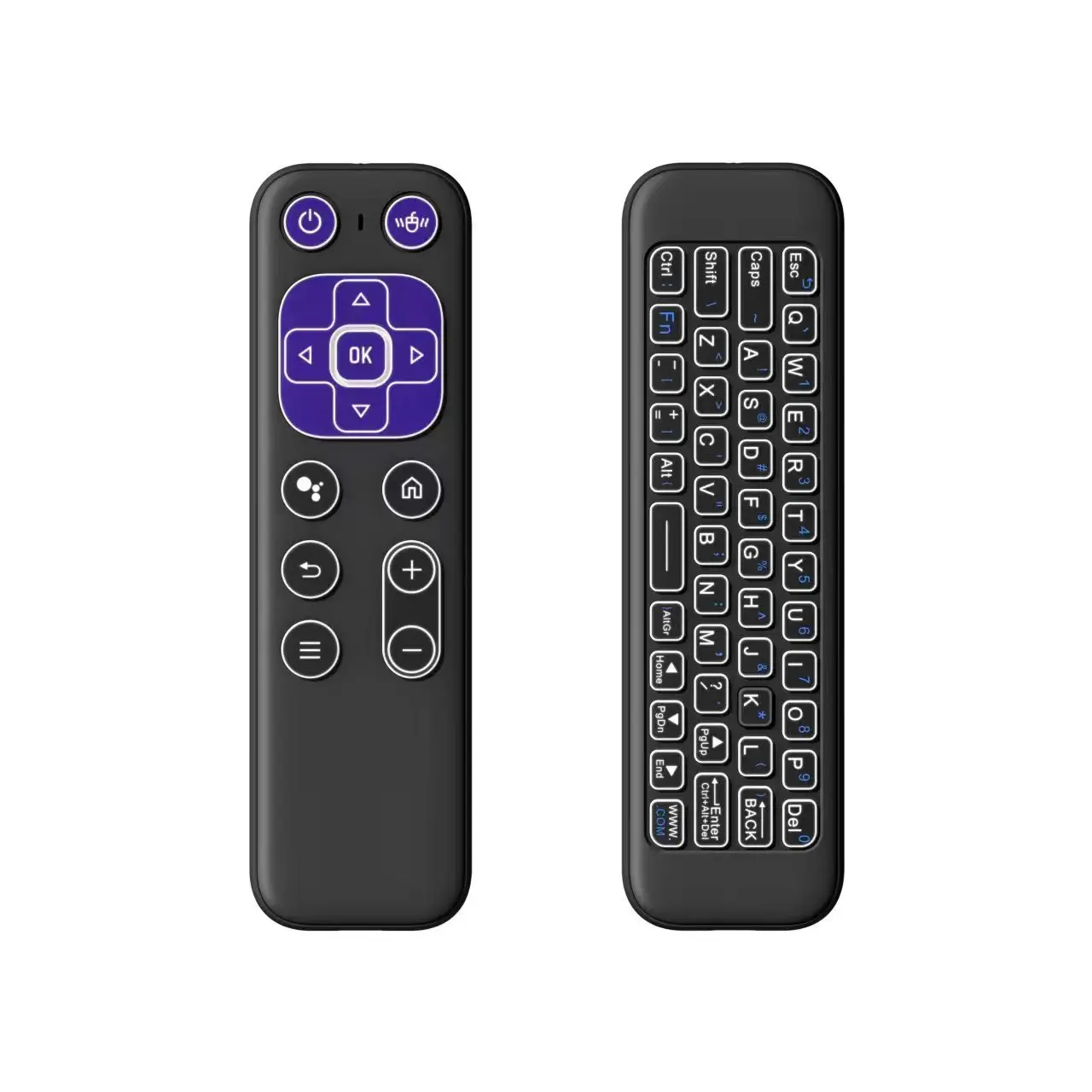 Mini teclado Universal 2,4g y Bluetooth con Control remoto de ratón volador de aire función de aprendizaje infrarrojo teclado inalámbrico