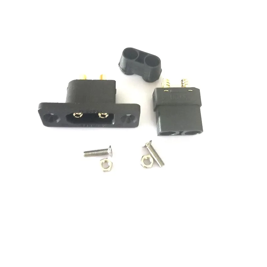 Juego de conectores de batería XT90E-M + XT90H-F, enchufe macho XT90E, conector chapado en oro, pieza de conexión DIY para accesorio de Dron de avión RC - imagen 3