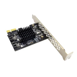 Tarjeta Expansión PCIe x1 a SATA 6 Gb/s Marvell 9125 – 2 Puertos