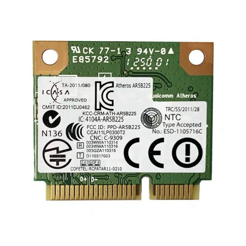 Mini tarjeta Lan de red inalámbrica Pci-e AR5B225 Wifi compatible con DW1703 Vostro 470 2420 2710 V1440 1450 1540 1550 DW1703 AR5B225 - imagen 2